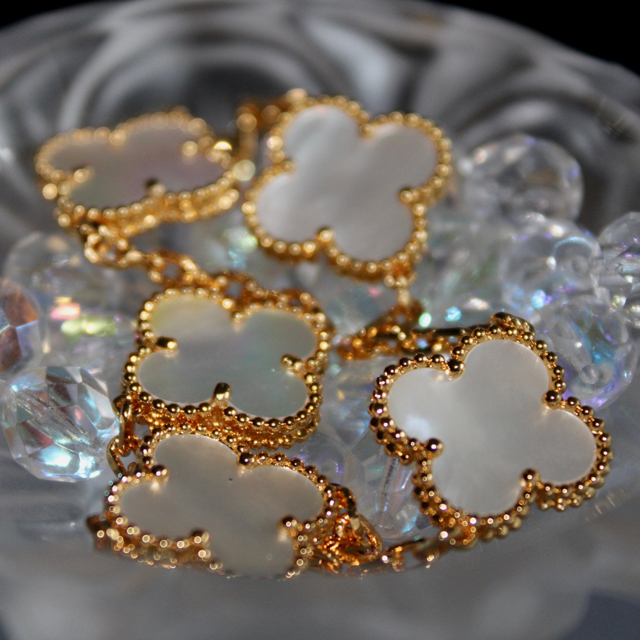 BRACELET TRÈFLE - PERLE - SAINT LEONE