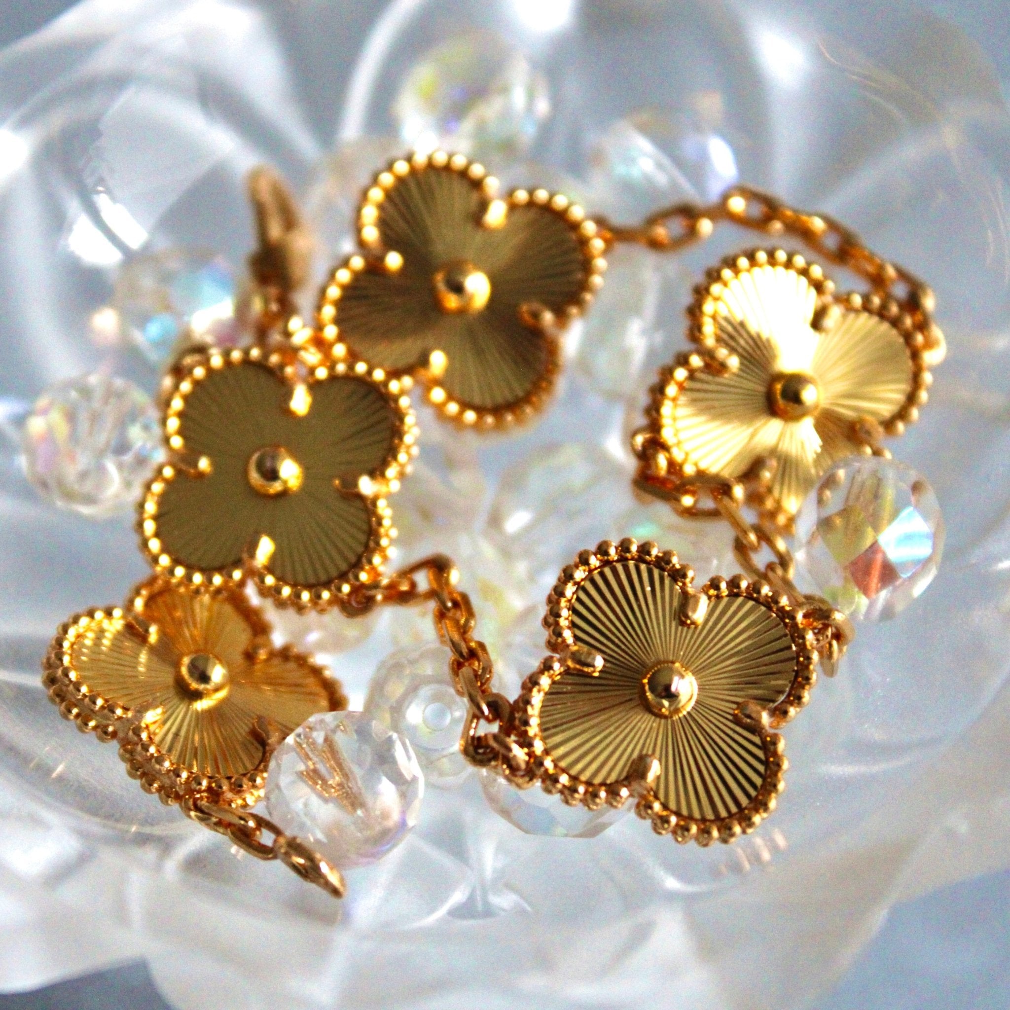 BRACELET TRÈFLE - OR - SAINT LEONE