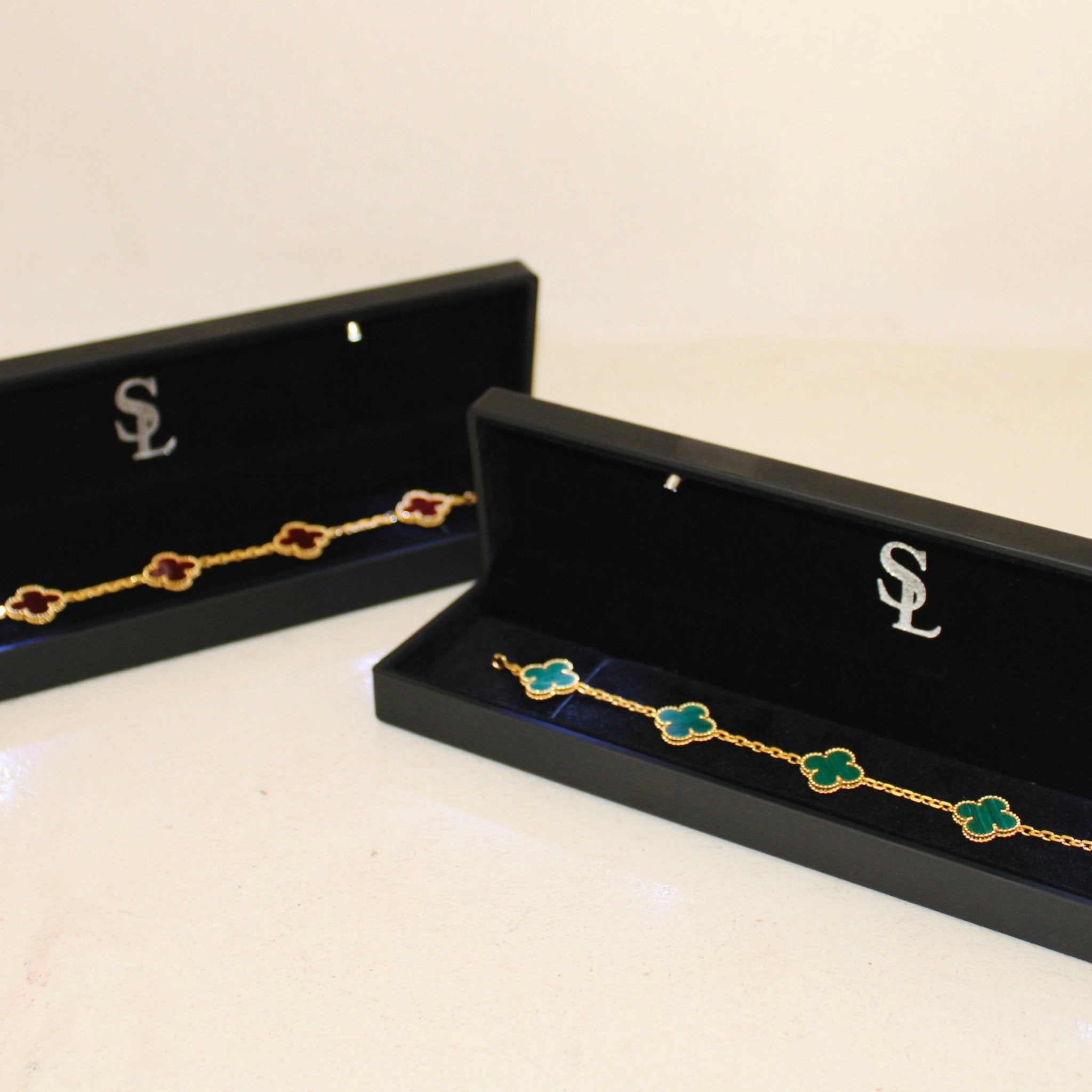 BRACELET TRÈFLE - VERT - SAINT LEONE