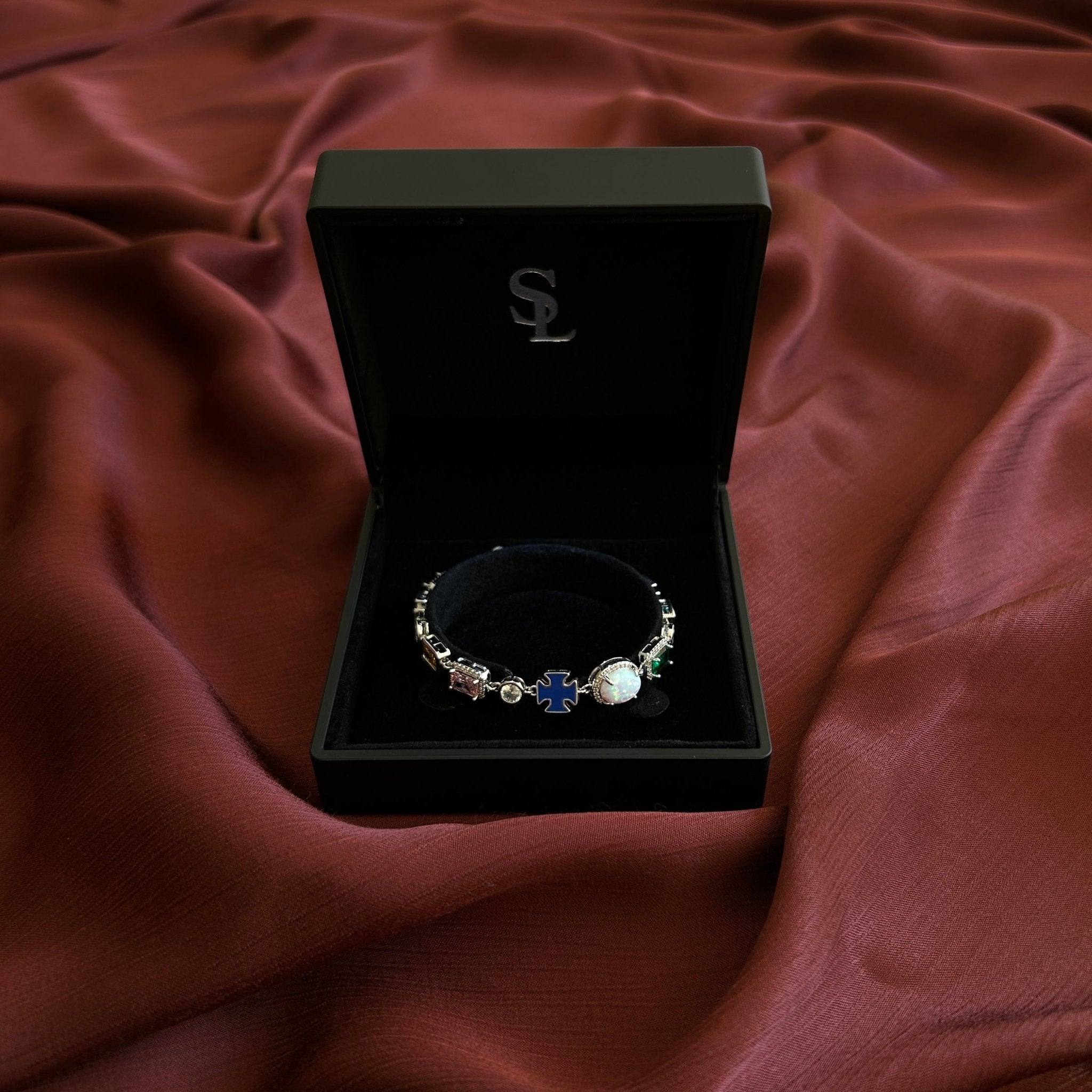 BRACELET CRUCIFIX - ARGENT - SAINT LEONE