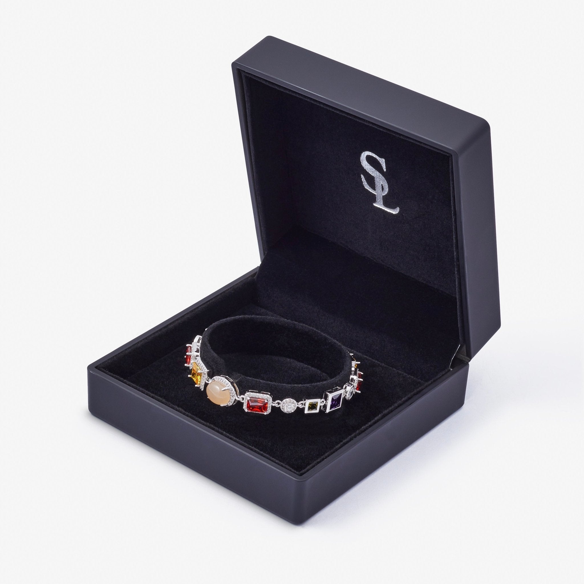 BRACELET DE GEMMES - ARGENT - SAINT LEONE