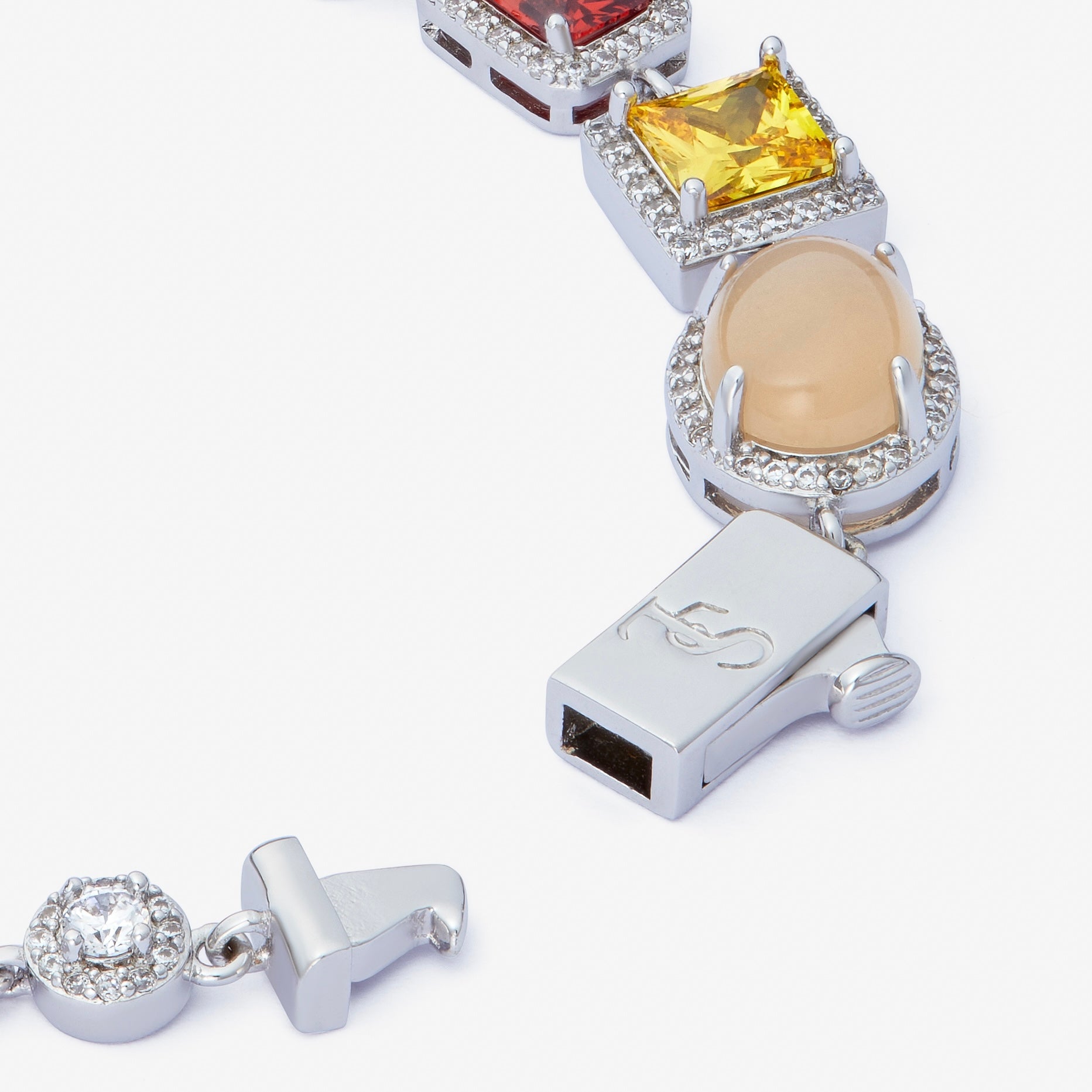 BRACELET DE GEMMES - ARGENT - SAINT LEONE