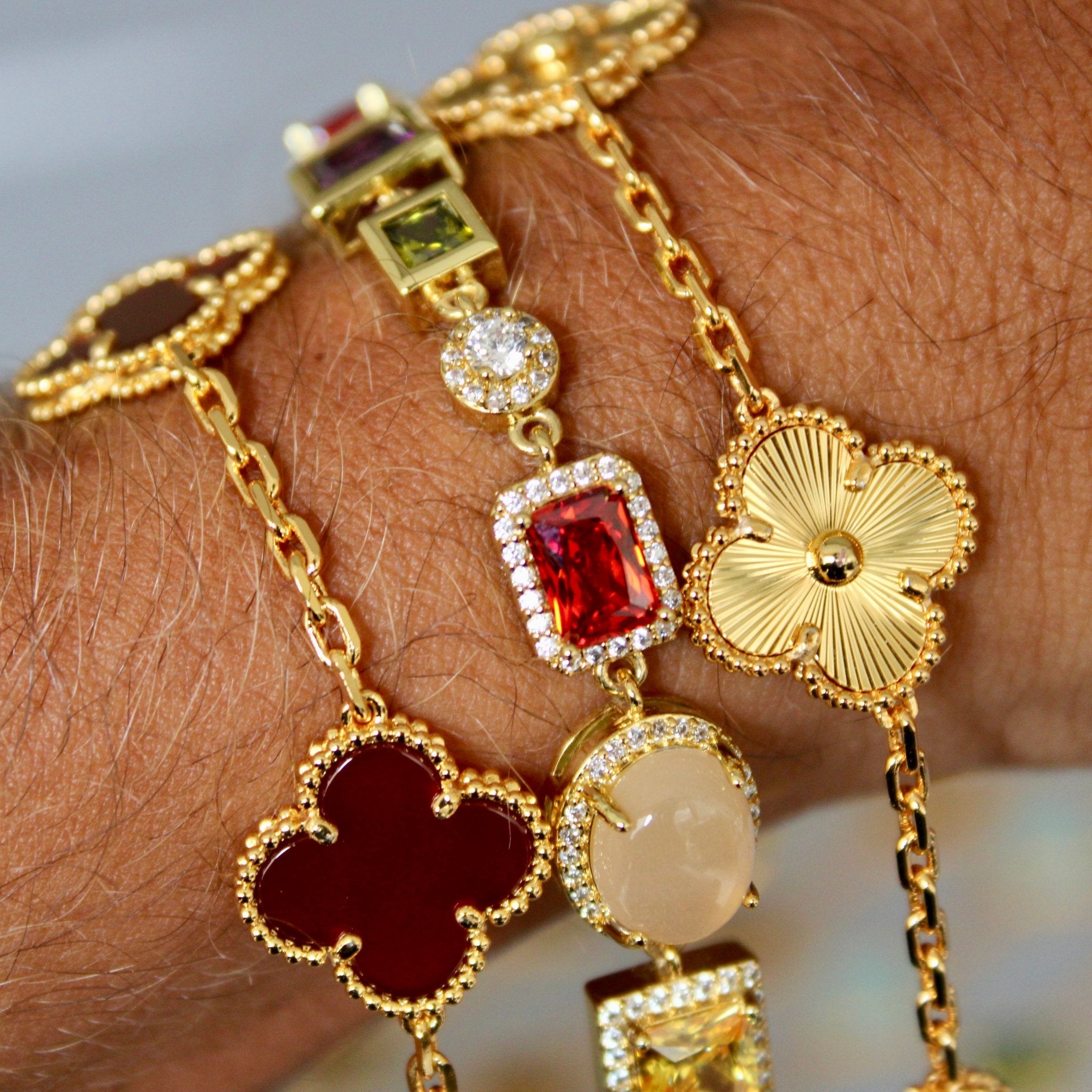 BRACELET TRÈFLE - OR - SAINT LEONE