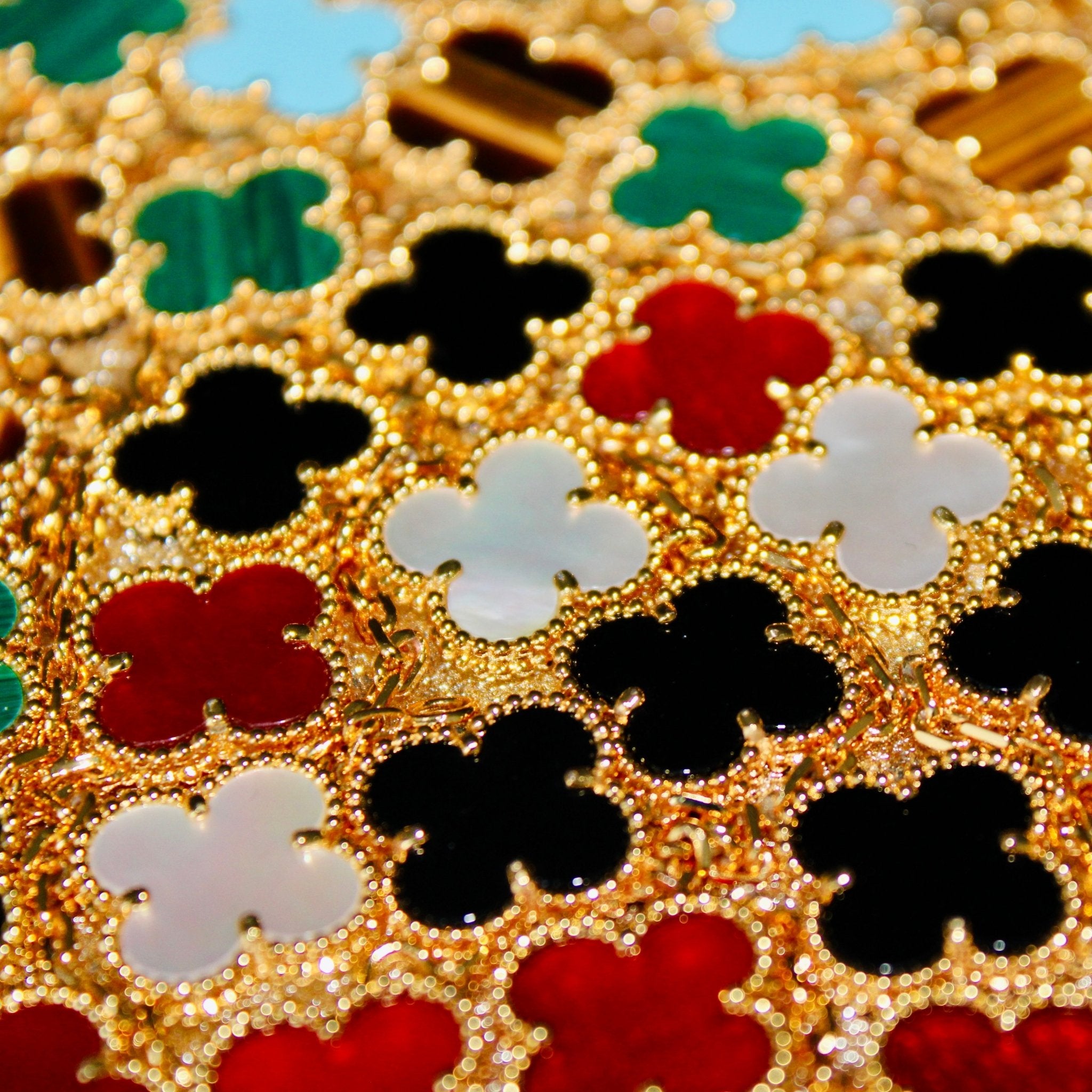 BRACELET TRÈFLE - PERLE - SAINT LEONE