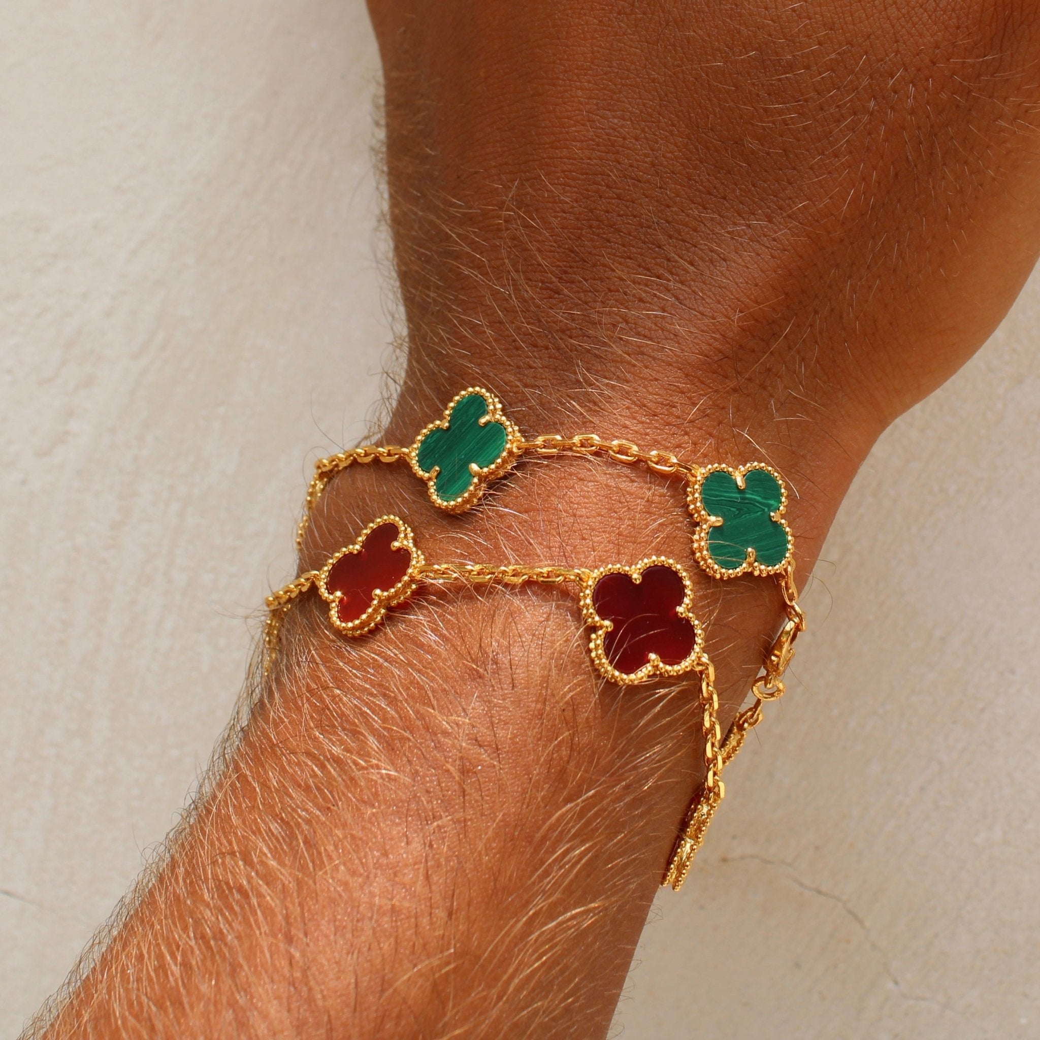 BRACELET TRÈFLE - VERT - SAINT LEONE