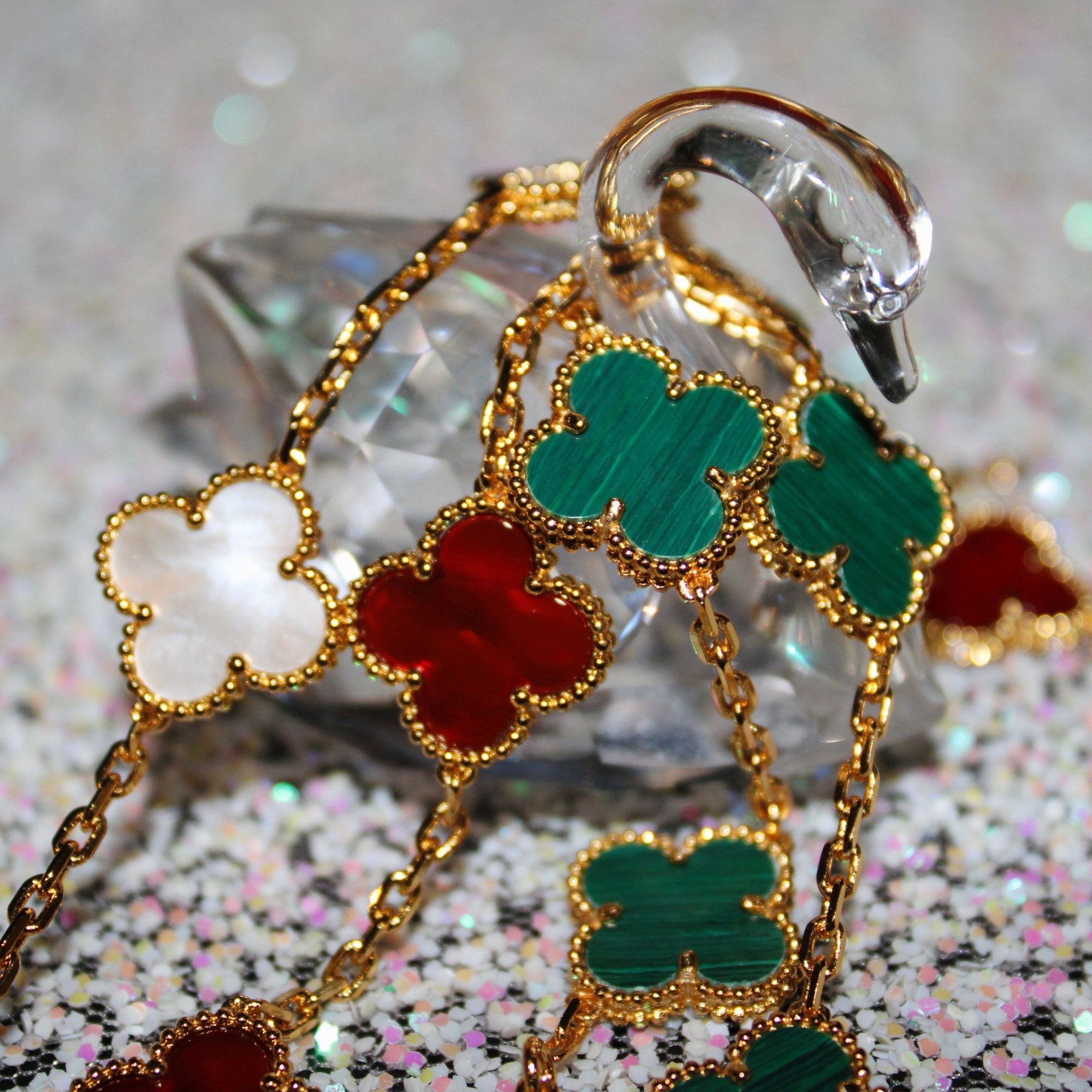 BRACELET TRÈFLE - VERT - SAINT LEONE