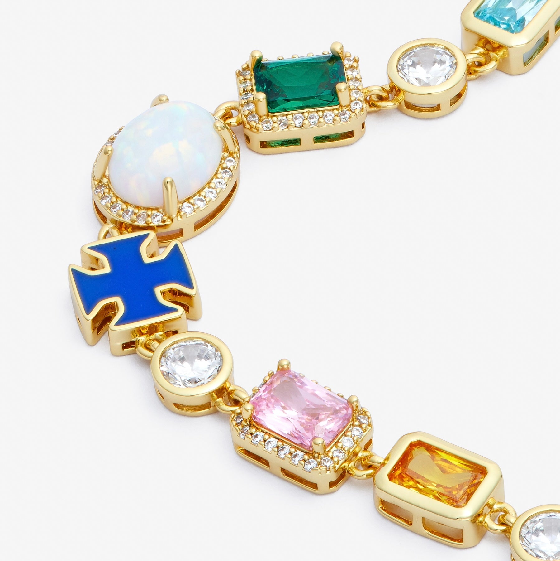 COLLIER CRUCIFIX - OR - SAINT LEONE