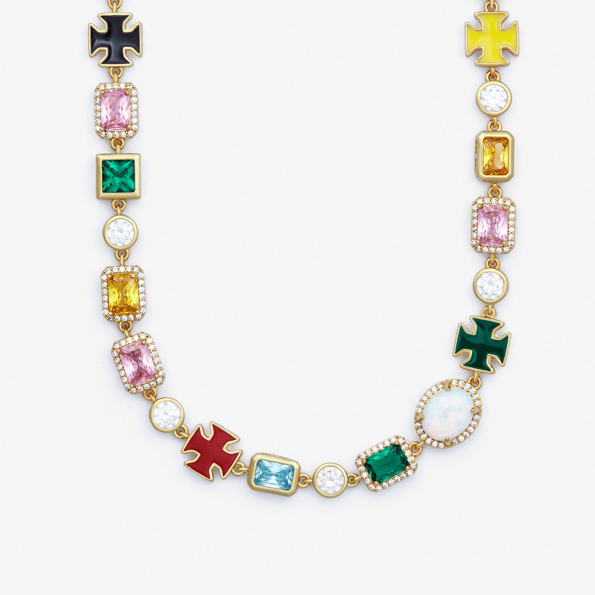 COLLIER CRUCIFIX - OR - SAINT LEONE