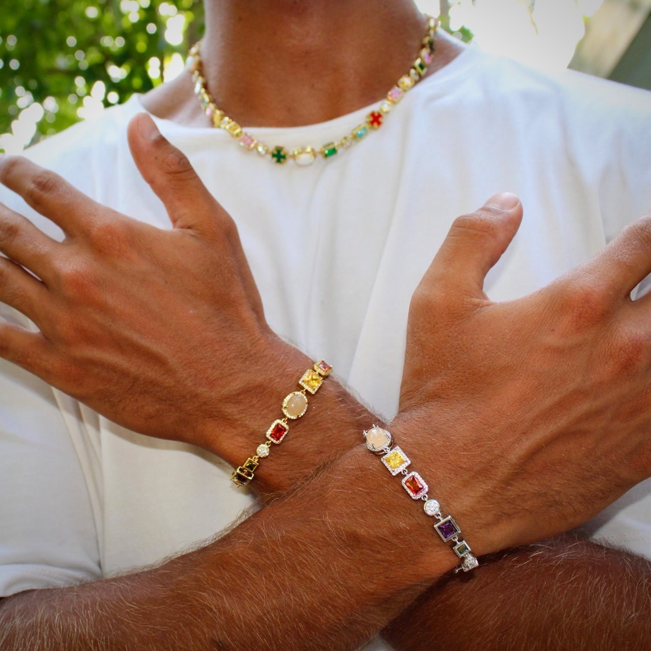 COLLIER CRUCIFIX - OR - SAINT LEONE