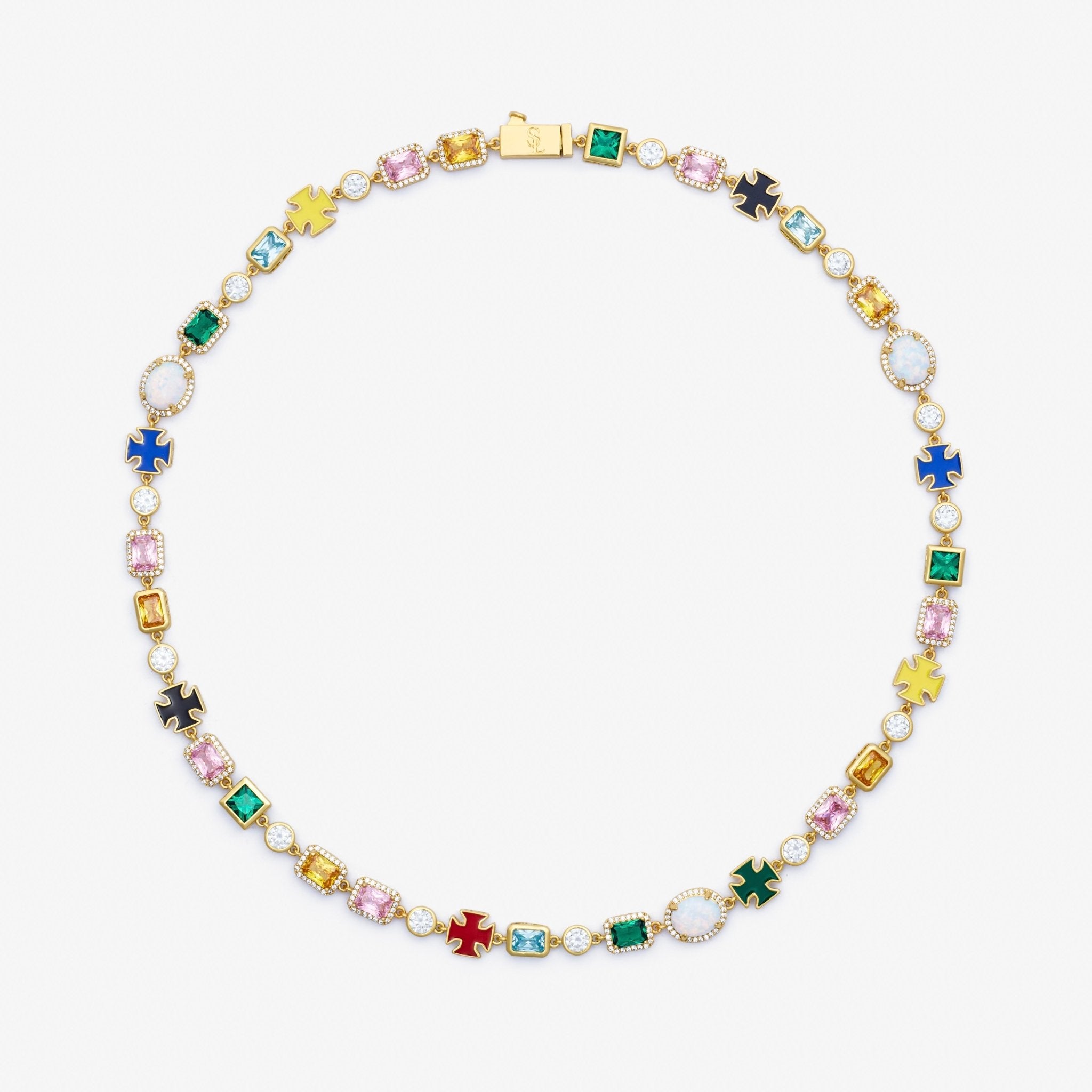 COLLIER CRUCIFIX - OR - SAINT LEONE